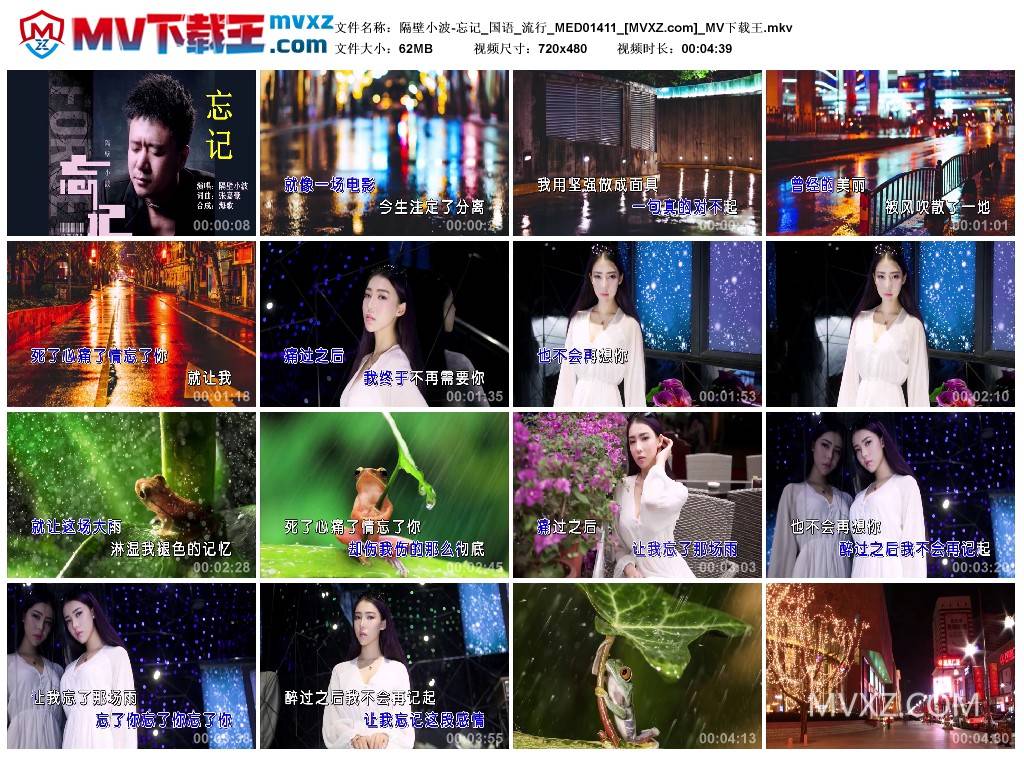隔壁小波-忘记_国语_流行_MED01411